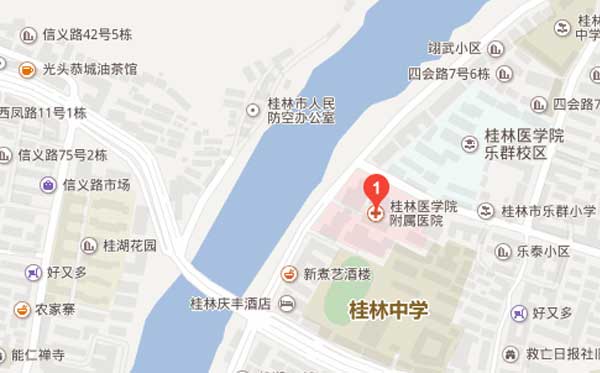 桂林市附属医院所在位置